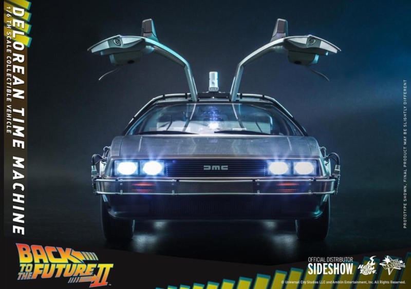 Hot Toys DeLorean Time Machine Sixth Scale Figure Accessory - 910430 - MMS636 - Back To The Future / BTTF Movie ( Ön Sipariş )