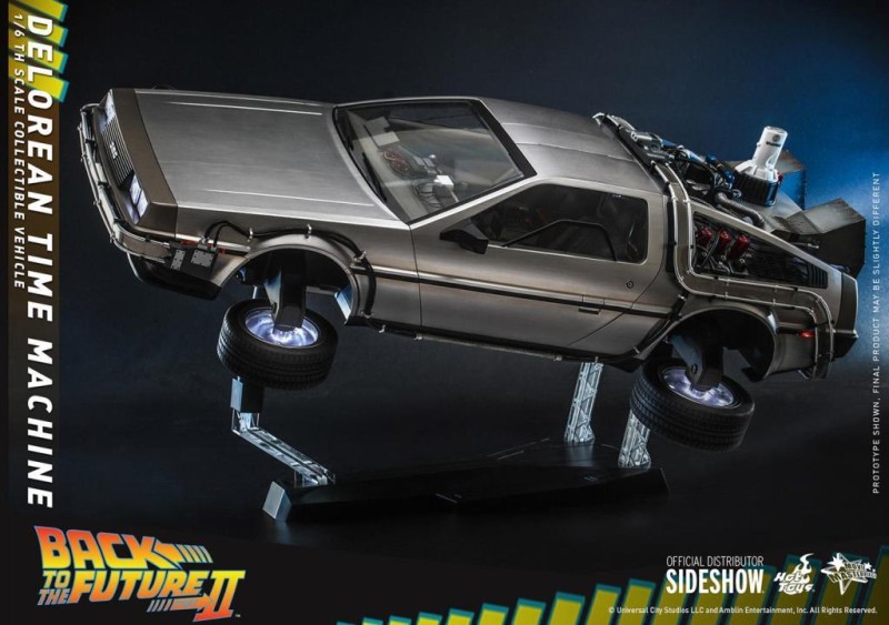 Hot Toys DeLorean Time Machine Sixth Scale Figure Accessory - 910430 - MMS636 - Back To The Future / BTTF Movie ( Ön Sipariş )