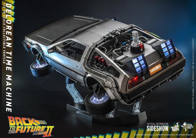 Hot Toys DeLorean Time Machine Sixth Scale Figure Accessory - 910430 - MMS636 - Back To The Future / BTTF Movie ( Ön Sipariş )