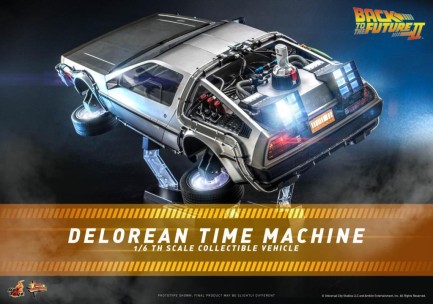 Hot Toys DeLorean Time Machine Sixth Scale Figure Accessory - 910430 - MMS636 - Back To The Future / BTTF Movie ( Ön Sipariş ) - Thumbnail