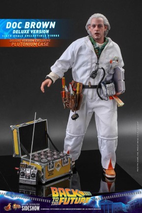 Hot Toys Doc Brown (Deluxe Version) Sixth Scale Figure - 909291 - MMS610 - Back To The Future / BTTF Movie - Thumbnail