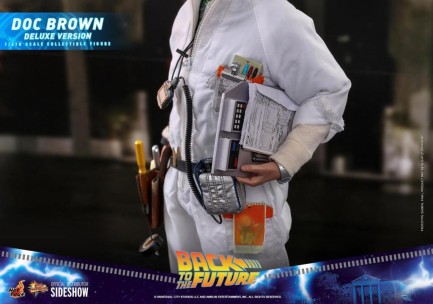 Hot Toys Doc Brown (Deluxe Version) Sixth Scale Figure - 909291 - MMS610 - Back To The Future / BTTF Movie - Thumbnail