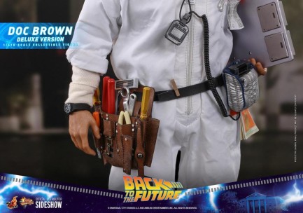 Hot Toys Doc Brown (Deluxe Version) Sixth Scale Figure - 909291 - MMS610 - Back To The Future / BTTF Movie - Thumbnail