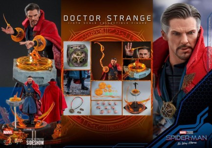 Hot Toys Doctor Strange NWH Sixth Scale Figure - 909994 - MMS629 - Marvel Comics / Spider-Man: No Way Home - Thumbnail