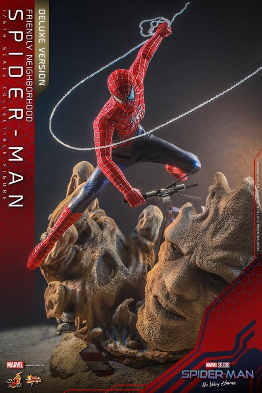 Hot Toys Friendly Neighborhood Spider-Man (Deluxe Version) Sixth Scale Figure 9113702 MMS662 Marvel Comics / Spider-Man: No Way Home