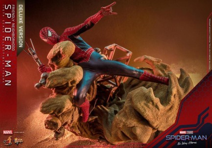 Hot Toys Friendly Neighborhood Spider-Man (Deluxe Version) Sixth Scale Figure 9113702 MMS662 Marvel Comics / Spider-Man: No Way Home - Thumbnail