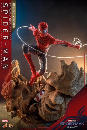 Hot Toys Friendly Neighborhood Spider-Man (Deluxe Version) Sixth Scale Figure 9113702 MMS662 Marvel Comics / Spider-Man: No Way Home - Thumbnail