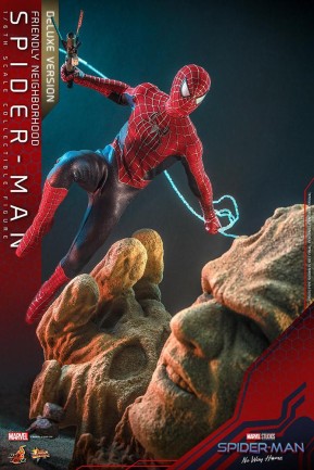 Hot Toys Friendly Neighborhood Spider-Man (Deluxe Version) Sixth Scale Figure 9113702 MMS662 Marvel Comics / Spider-Man: No Way Home - Thumbnail