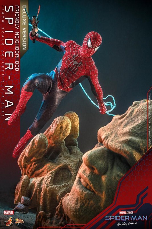 Hot Toys Friendly Neighborhood Spider-Man (Deluxe Version) Sixth Scale Figure 9113702 MMS662 Marvel Comics / Spider-Man: No Way Home