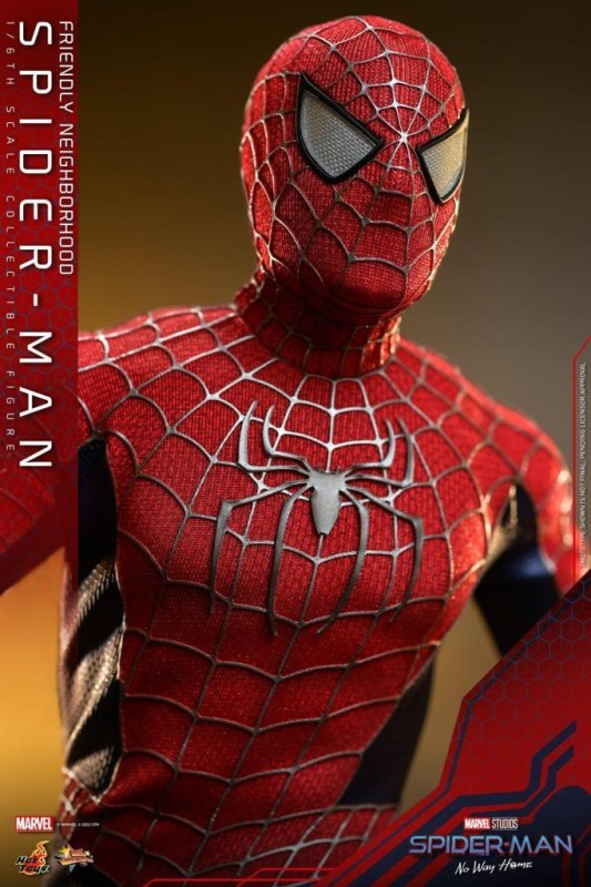 Hot Toys Friendly Neighborhood Spider-Man (Deluxe Version) Sixth Scale Figure 911370 MMS661 Marvel Comics / Spider-Man: No Way Home