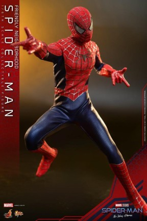 Hot Toys Friendly Neighborhood Spider-Man (Deluxe Version) Sixth Scale Figure 911370 MMS661 Marvel Comics / Spider-Man: No Way Home - Thumbnail