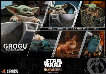 Hot Toys Grogu Sixth Scale Figure Set 908288 - Star Wars / The Mandalorian TMS43 - Thumbnail