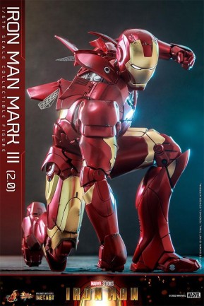 Hot Toys Iron Man Mark III (2.0) Diecast Sixth Scale Figure - 911579 MMS664 - Marvel Comics / Iron Man - Thumbnail