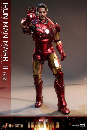 Hot Toys Iron Man Mark III (2.0) Diecast Sixth Scale Figure - 911579 MMS664 - Marvel Comics / Iron Man - Thumbnail