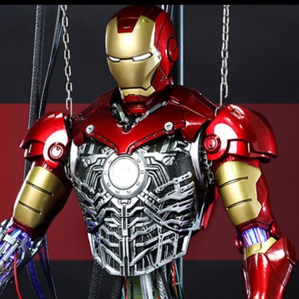 Hot Toys Iron Man Mark III (Construction Version) Sixth Scale Figure - 909185 - Marvel Comics / Iron Man - Thumbnail