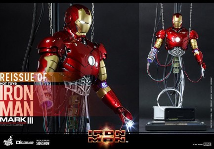 Hot Toys Iron Man Mark III (Construction Version) Sixth Scale Figure - 909185 - Marvel Comics / Iron Man - Thumbnail