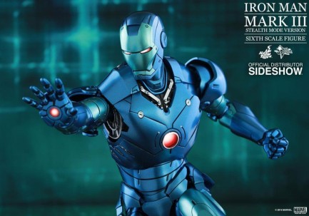 Hot Toys Iron Man Mark III Stealth Diecast Sixth Scale Exclusive Figure - Thumbnail