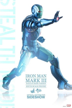 Hot Toys Iron Man Mark III Stealth Diecast Sixth Scale Exclusive Figure - Thumbnail