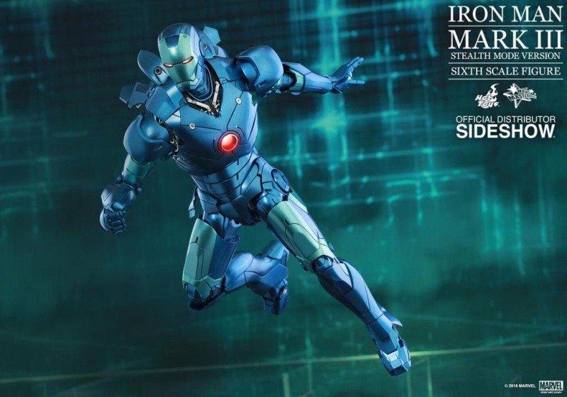 Hot Toys Iron Man Mark III Stealth Diecast Sixth Scale Exclusive Figure