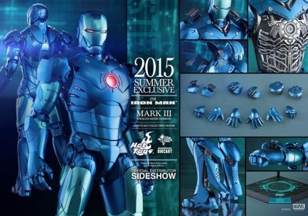 Hot Toys Iron Man Mark III Stealth Diecast Sixth Scale Exclusive Figure - Thumbnail