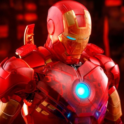 Hot Toys - Hot Toys Iron Man Mark IV (Holographic Version) Sixth Scale Exclusive Figure - 906328 MMS568