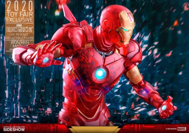 Hot Toys Iron Man Mark IV (Holographic Version) Sixth Scale Exclusive Figure - 906328 MMS568