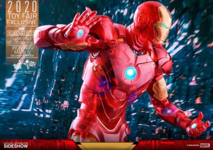 Hot Toys Iron Man Mark IV (Holographic Version) Sixth Scale Exclusive Figure - 906328 MMS568 - Thumbnail