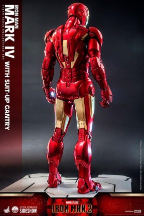 Hot Toys Iron Man Mark IV With Suit-Up Gantry Quarter Scale Figure Set - 9101212 QS21 - Marvel Comics / Iron Man - Thumbnail