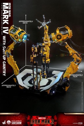 Hot Toys Iron Man Mark IV With Suit-Up Gantry Quarter Scale Figure Set - 9101212 QS21 - Marvel Comics / Iron Man - Thumbnail