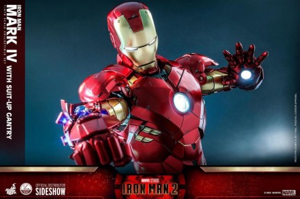 Hot Toys Iron Man Mark IV With Suit-Up Gantry Quarter Scale Figure Set - 9101212 QS21 - Marvel Comics / Iron Man - Thumbnail