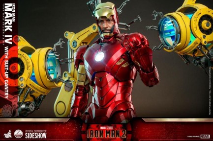 Hot Toys Iron Man Mark IV With Suit-Up Gantry Quarter Scale Figure Set - 9101212 QS21 - Marvel Comics / Iron Man - Thumbnail