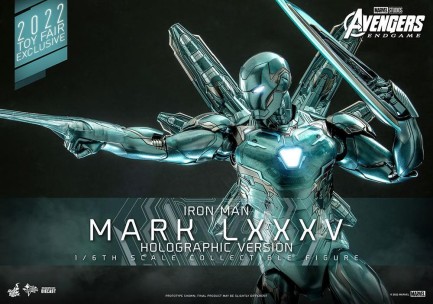 Hot Toys Iron Man Mark LXXXV (Holographic Version) Exclusive Diecast Sixth Scale Figure MMS646 - Thumbnail