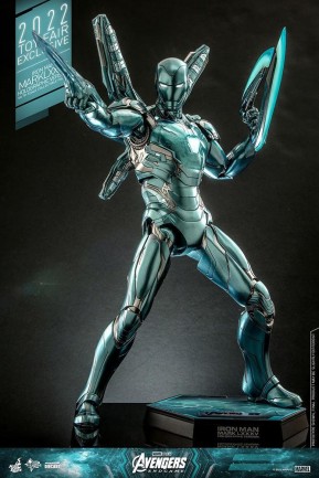 Hot Toys Iron Man Mark LXXXV (Holographic Version) Exclusive Diecast Sixth Scale Figure MMS646 - Thumbnail