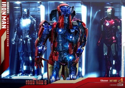 Hot Toys Iron Man Mark VII Open Armor Version Diecast Sixth Scale Diorama 902781 DS004D51 Marvel Comics / Iron Man 3 (ÖN SİPARİŞ) - Thumbnail