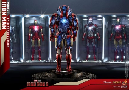 Hot Toys Iron Man Mark VII Open Armor Version Diecast Sixth Scale Diorama 902781 DS004D51 Marvel Comics / Iron Man 3 (ÖN SİPARİŞ) - Thumbnail