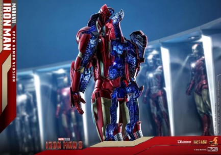 Hot Toys Iron Man Mark VII Open Armor Version Diecast Sixth Scale Diorama 902781 DS004D51 Marvel Comics / Iron Man 3 (ÖN SİPARİŞ) - Thumbnail