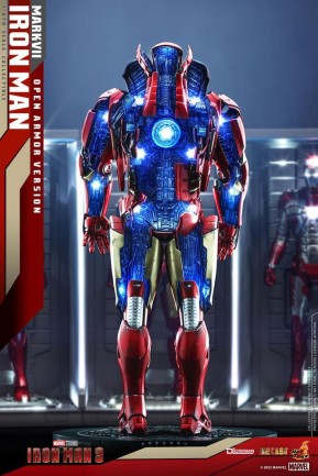 Hot Toys Iron Man Mark VII Open Armor Version Diecast Sixth Scale Diorama 902781 DS004D51 Marvel Comics / Iron Man 3 (ÖN SİPARİŞ) - Thumbnail