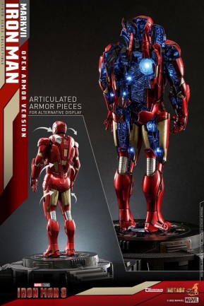 Hot Toys Iron Man Mark VII Open Armor Version Diecast Sixth Scale Diorama 902781 DS004D51 Marvel Comics / Iron Man 3 (ÖN SİPARİŞ) - Thumbnail