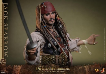 Hot Toys Jack Sparrow (Deluxe Version) Sixth Scale Figure 9132382 DX38 POTC / Dead Men Tell No Tales (ÖN SİPARİŞ) - Thumbnail