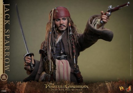 Hot Toys Jack Sparrow (Deluxe Version) Sixth Scale Figure 9132382 DX38 POTC / Dead Men Tell No Tales (ÖN SİPARİŞ) - Thumbnail