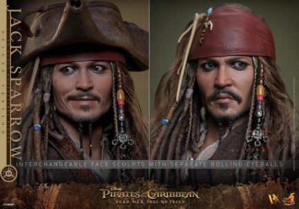 Hot Toys Jack Sparrow (Deluxe Version) Sixth Scale Figure 9132382 DX38 POTC / Dead Men Tell No Tales (ÖN SİPARİŞ) - Thumbnail