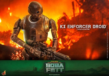 Hot Toys KX Enforcer Droid Sixth Scale Figure - 910740 TMS072 - Star Wars / The Book of Boba Fett - Thumbnail