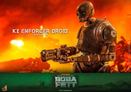 Hot Toys KX Enforcer Droid Sixth Scale Figure - 910740 TMS072 - Star Wars / The Book of Boba Fett - Thumbnail