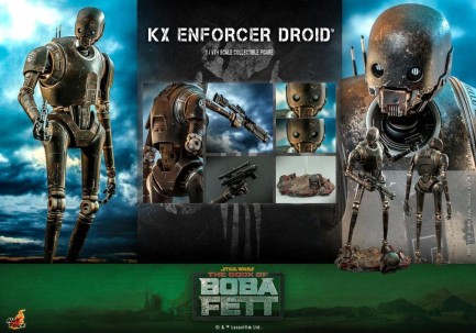 Hot Toys KX Enforcer Droid Sixth Scale Figure - 910740 TMS072 - Star Wars / The Book of Boba Fett - Thumbnail