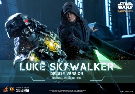 Hot Toys Luke Skywalker (Deluxe Version) Sixth Scale Figure - 909048 - DX Serisi - Star Wars: The Mandalorian - Thumbnail