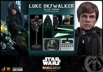 Hot Toys Luke Skywalker (Deluxe Version) Sixth Scale Figure - 909048 - DX Serisi - Star Wars: The Mandalorian - Thumbnail