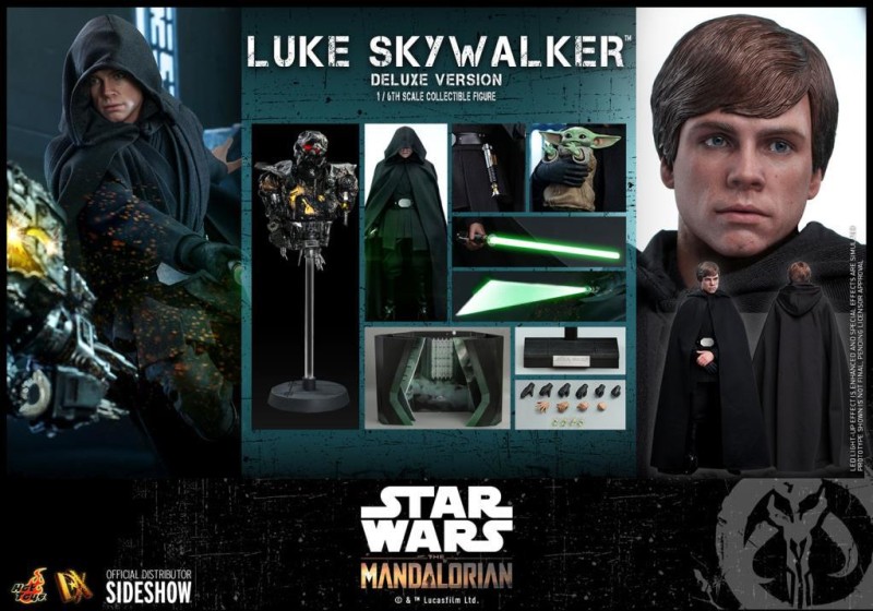 Hot Toys Luke Skywalker (Deluxe Version) Sixth Scale Figure - 909048 - DX Serisi - Star Wars: The Mandalorian