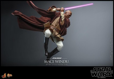 Hot Toys Mace Windu Sixth Scale Figure 912056 MMS681 Star Wars / Episode II Attack Of The Clones - Thumbnail