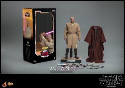 Hot Toys Mace Windu Sixth Scale Figure 912056 MMS681 Star Wars / Episode II Attack Of The Clones - Thumbnail