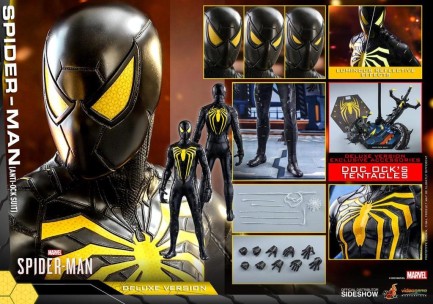 Hot Toys Spider-Man (Anti-Ock Suit) Deluxe Sixth Scale Figure - 906796 - Video Game Masterpiece Series - Marvel's Spider-Man - Thumbnail